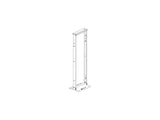 Chatsworth 46383-117 Universal Rack; 23INW x 8.5INH x 3IND; Gray; 55 RMU; No. of Posts - 2; Top Angle