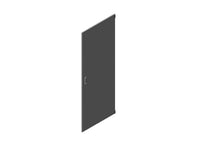 Chatsworth 39868-700 Single Solid Metal Rear Door with Seal for ZetaFrame Cabinet; for 42U x 23.6INW (600 mm) Cabinet; B