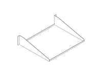 Chatsworth 40750-119 Standard Single-Sided Steel Shelf; Gray