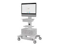 iCart TMP-200-ENC Optional battery enclosure for the TMP 200 telemedicine cart. Battery not included. TAA compliant.