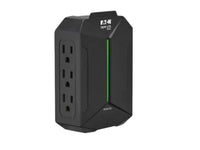 Eaton Tripp Lite SK62SL 6-Outlet Surge Protector - 5-15R Outlets, 5-15P Direct Plug-In, 490 Joules, Black