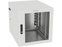 Vertiv GL24WMCMM-W-SE-00-CM WM Premium 12Ux24x32 Gray, Rails feature a horizontal/vertical cable tie down pattern and provisions for optional cable management D rings