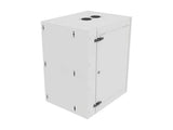 Vertiv GL36WMCMP-W-SE-AF-00 WM Premium 19Ux24x32 Gray - Offset mounting rails create nearly 3.5 in of dedicated cable management space between the rail and side