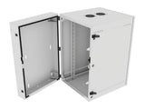 Vertiv GL36WMCMP-W-SE-AF-00 WM Premium 19Ux24x32 Gray - Offset mounting rails create nearly 3.5 in of dedicated cable management space between the rail and side
