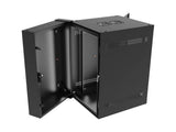 Vertiv GL36WDS-B-AF WD WM 18Ux24x32 Fan Black - Reversible mounting for left-hand or right-hand opening - Locking front door