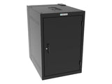 Vertiv GL36WDS-B-AF WD WM 18Ux24x32 Fan Black - Reversible mounting for left-hand or right-hand opening - Locking front door