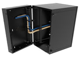 Vertiv GL48WMCMS-B-SH-00-00 WM Premium 25Ux24x32 Gray - Reversible mounting for left-hand or right-hand opening - Provisions on bottom for fan assembly
