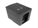 Vertiv GL36WDXM-B-SH-AF WDX WM 18UX24X32 MESH BLACK FAN - Removable rectangular gland plate on top of the rear section features nominal concentric conduit knockouts