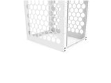 Vertiv CMRX-45U30-W-SQM6 CMRX 45U 24 in 30 in White, Cable runway or basket tray can rest directly on top of the rack or can be supported by optional ladder rack