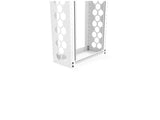 Vertiv CMRX-52U10-W-SQM6 CMRX 52U 24 in 10.5 in White, Cable runway or basket tray can rest directly on top of the rack or can be supported by optional ladder rack