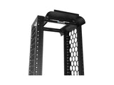 Vertiv CMRX-52U16-B-1224 CMRX 52U 24 in 16.25 in Black, Cable runway or basket tray can rest directly on top of the rack or can be supported by optional ladder rack