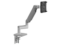 Humanscale M21SCTBC M2 Pro Monitor Arm 1 One Monitor S Silver B 4/Dynamic T Standard Monitor Tilt (one per) B Standard 100mm x 100mm, Clamp Mount