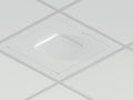 Oberon 1047-ARSTC400-T Locking Suspended Ceiling Tile Access Point Enclosure, 3H x 18.5W x 18.5D (76 mm x 470 mm x 470 mm) Back Box, Arista C-400 Access Point Door, Tegular