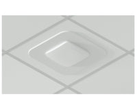 Oberon 1444-ARSTC400 Recessed Suspended Ceiling Tile Access Point Mount, 3.5H x 14W x 14D (89 mm x 360 mm x 360 mm) Back Box, Spring-Attached Arista C-400 Access Point