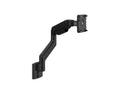 Humanscale M81BBTBH M8 Pro Monitor Arm - One Monitor - Black - Angled/Dynamic - Standard Monitor Tilt (one per) - Standard 100mm x 100mm, black - Direct Hardwall