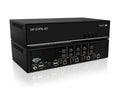 SmartAVI SM-EDPN-PRO-4D-S Seamless 4-Port Dual-Head KVM Switch Multiviewer 3840 2160@60 Hz EDID Video Emulation
