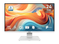 MSI PROMP241WE14V PRO MP241W E14V 24-inch IPS 1920 x 1080 (FHD) Office Monitor, 144Hz, Free-Synch, HDMI, DisplayPort, , VESA Mountable, Tilt, Speaker, 4-side slim