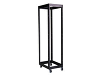 Vertiv 4PHD29-C 4 Post Rack 42U 20.56in 29in Black - 750 lb. weight capacity on casters