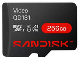 SanDisk SDSDQAS5-256G-M-BP Vd QD131 UHS-I 256GB Microsd 160MB/s(R) / 18MB/s(W)