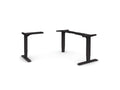 HAT Design Works HAT3-HI-L BK Height Adjustable Base, Black, holds 350 lbs, Three-Legged