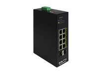 Eaton Tripp Lite NGI-S08C2P8-4 8-Port Lite Managed Industrial Gigabit Ethernet Switch 10/100/1000 Mbps 8xPoE+ 30W 2xSFP Ports