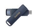 SanDisk SDIXD0N-128G-GN6NE 128GB Phone Drive USB Flashdrives Metallic Sky