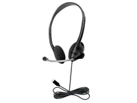 HamiltonBuhl HA2GC-P50 Personal Headset with Steel-Reinforced Mic, USB-C plug and Foam Ear Cushions - Pack of 50.
