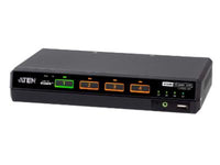 ATEN CS1184DPH4CKITDP 4-Port Single Display Universal Secure KVM PP4.0 (HDMI / Displayport) with CAC support (includes DisplayPort cables)