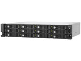 QNAP TL-R1210TC4-RP-US 12-bay 2U rackmount SATA JBOD expansion unit, redundant PSU, 2.5/3.5 SATA 6Gbps drives, 1x USB 4 type-c to type-c cable