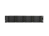 QNAP TS-H1465U-RP-8G-US 2U 12-bay rackmount NAS, 12 x 3.5 SATA + 2 x E1.S drive bays, Intel 4-core CPU, 8GB DDR5 SODIMM RAM, 2 x 2.5GbE LAN, PCIe Gen3 x2 slot