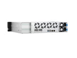 QNAP TS-H1065EU-RP-8G-US 2U 8-bay short-depth rackmount NAS, 8 x 3.5 SATA + 2 x E1.S drive bays, Intel 4-core CPU, 8GB DDR5 SODIMM RAM, 2 x 2.5GbE LAN, PCIe Gen3 x2