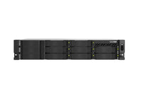 QNAP TS-H1065EU-RP-8G-US 2U 8-bay short-depth rackmount NAS, 8 x 3.5 SATA + 2 x E1.S drive bays, Intel 4-core CPU, 8GB DDR5 SODIMM RAM, 2 x 2.5GbE LAN, PCIe Gen3 x2