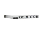 QNAP TS-H665U-8G-US 1U 4-bay rackmount NAS, 4 x 3.5 SATA + 2 x E1.S drive bays, Intel 4-core CPU, 8GB DDR5 SODIMM RAM, 2 x 2.5GbE LAN, PCIe Gen3 x2 slot
