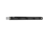 QNAP TS-H665U-8G-US 1U 4-bay rackmount NAS, 4 x 3.5 SATA + 2 x E1.S drive bays, Intel 4-core CPU, 8GB DDR5 SODIMM RAM, 2 x 2.5GbE LAN, PCIe Gen3 x2 slot