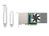 QNAP QXG-10G4SF-BCM Quad-port SFP+ 10GbE network expansion card; low-profile formfactor; PCIe 4.0 x8; Broadcom 57502