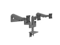 Humanscale X83HQTBD121NNNN M/Flex M8 Pro Triple Monitor Arm, 4IN/12IN/Dynamic Links, 12IN Post, 100x100mm VESA, White with White Trim