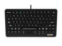 Havis KB-1006 Rugged Rubber Backlit Keyboard with an Integrated Pointing Device