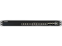 QNAP QSW-M5218-6F12T-US QSW-M5218-6F12T Rackmount Managed Switch, 6 ports 25GbE SFP28, 12 ports 10GbE RJ45, L2 managed