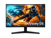 Samsung LS27HG550ENXZA 27" Odyssey G5 QHD 165Hz Curved Gaming Monitor, Black