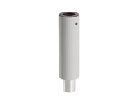 HAT Design Works 8171-75-6-124 6IN Extender Tube 7500 Series, Silver, compatible with 8318 FlexMount