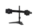 Amer AMR2S32 A Stand based mount that supports up to two 32IN LED/LCD monitors, each weighing up to 33.1 lbs - Steel/Aluminum Alloy - Monitor Size: 15-32IN