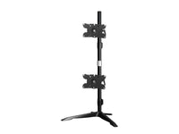 Amer AMR2S32V Dual Verticle Monitor Mount Stand for 2 Larger LED or LCD Monitors up to 32 inch. Mounting via 75x75mm, 10