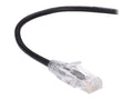 Black Box C6PC28-BK-05 CAT6 250-MHz Snagless 28AWG Stranded Ethernet Patch Cable - Unshielded (UTP), CM PVC (RJ45 M/M), Black, 5-ft. (1.5-m)