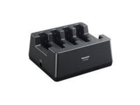 Panasonic CF-VCB331M 4-bay Battery Charger for CF-33. Fits standard batteries or long life batteries. Includes 110W AC Adapter