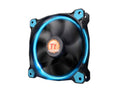 Thermaltake CL-F039-PL14BU-A Riing 14 Series High Static Pressure 140mm Circular Blue LED Ring Case/Radiator Fan CL-F039-PL14BU-A - Hydraulic bearings for silent