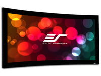 Elite Screens CURVE110H-A1080P3 LunetteAcousticPro1080P3 Series, 110IN Diag. 16:9, Sound Transparent Perforated Weave Curved Home Theater