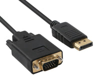 Axiom DPMVGAM10-AX DisplayPort to VGA Cable 10ft, Black