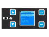 Eaton EMIT00-10 Metered Input rack PDU, 1U, 5-15P input, 1.44 kW max, 120V, 12A, 10 ft cord, Single-phase, Outlets: (12) 5-15R