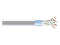 Black Box EVNSL0612A-1000 CAT6 400-MHz Solid Ethernet Bulk Cable - Shielded (F/UTP), CMP Plenum, Gray, 1000-ft. (304.8-m) Spool