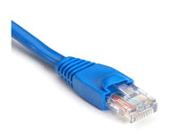 Black Box EVNSL81-06IN CAT5e 350-MHz Snagless Stranded Ethernet Patch Cable - Unshielded (UTP), CM PVC (RJ45 M/M), Blue, 6-in. cable, 9-in. (22.9-cm) end-to-end
